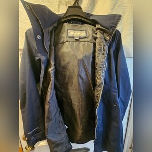Eddie Bauer Women's Dark Blue Raincoat